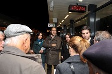 COMBOIOS REGIONAIS BARREIRO – ALGARVE Vereador Rui Lopo representou “preocupação” da Câmara Municipal do Barreiro no protesto