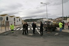 Zona ribeirinha - SETÚBAL Abertura de rua com troço alargado