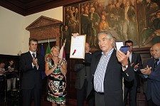Setúbal - Dia de Bocage e da Cidade Nas cerimónias oficiais entregue a Medalha de Ouro da Cidade ao Vitória Futebol Clube