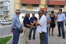 VISITA A SANTO ANDRÉ - BARREIRO Autarcas analisam obras em curso e visitam zonas requalificadas