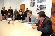 Assinatura de escritura em Santiago do Cacém Cedência de lotes para construção de equipamentos sociais em Vila Nova de Santo André