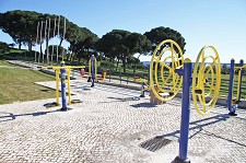 Parque Verde da Bela Vista em Setúbal Equipamentos para a prática de exercício físico ao ar livre