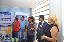 Quiosque do Conhecimento em Setúbal Exposição sobre trabalho feito de Obras Municipais