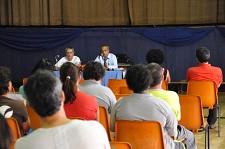 OPÇÕES PARTICIPADAS COM TRABALHADORES NO BARREIRO Executivo e Trabalhadores analisam País, Região e Concelho