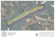Obras da empreitada do Núcleo de Náutica de Recreio no Seixal Preparativos colocam necessidade de libertar a área de intervenção.