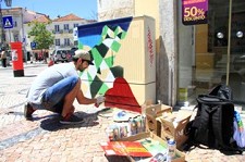 Arte de pintura urbana em graffiti em Setúbal Contribui para embelezamento de espaços públicos