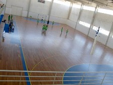 Pavilhão das Manteigadas em Setúbal Conta com novo piso desportivo