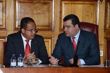 MONTIJO - Câmara assina protocolo com a Câmara Distrital de Água Grande Cooperação no domínio da inovação e sustentabilidade da rede de água e saneamento
