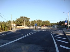 Junta de Freguesia de Coina – Barreiro Reconhece nova rotunda em Covas de Coina «obra de muito significado»