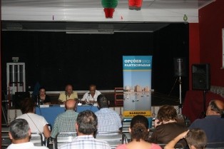 Barreiro - Opções Participadas em Coina Os munícipes abordaram sobretudo questões relacionadas com a zona da Quinta da Areia