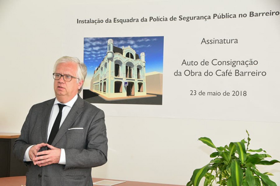 Eduardo Cabrita, Ministro da Administração Interna Esta obra «é muito importante para o Barreiro e para a estratégia de segurança»