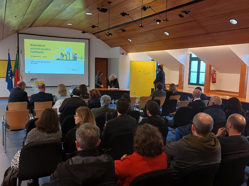 Foi alvo de um concurso público internacional 40 entidades assinam acordo-quadro habitação com a Área Metropolitana de Lisboa