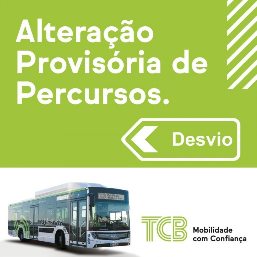 Transportes Colectivos do Barreiro Alteração Provisória de Percursos Troço Rua Miguel Bombarda