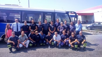 Transportes Colectivos do Barreiro apoia rendições em Aveiro e Viana do Castelo Garante deslocação a bombeiros que estão em combate aos incêndios
