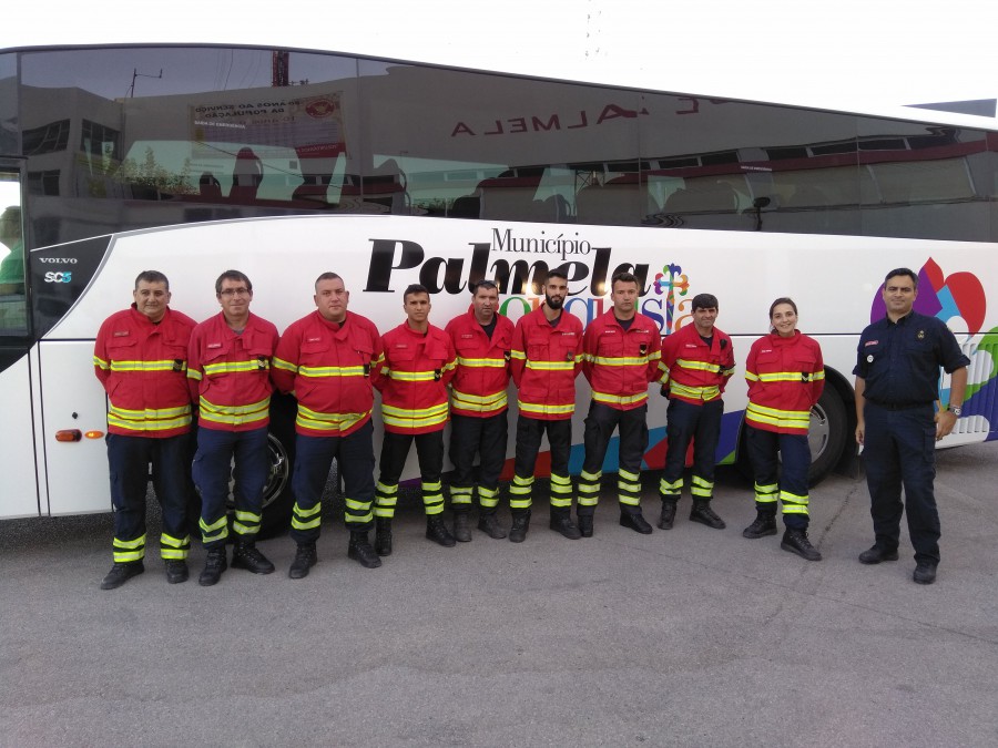 Bombeiros em serviço no concelho de Monchique Município de Palmela apoia rendição