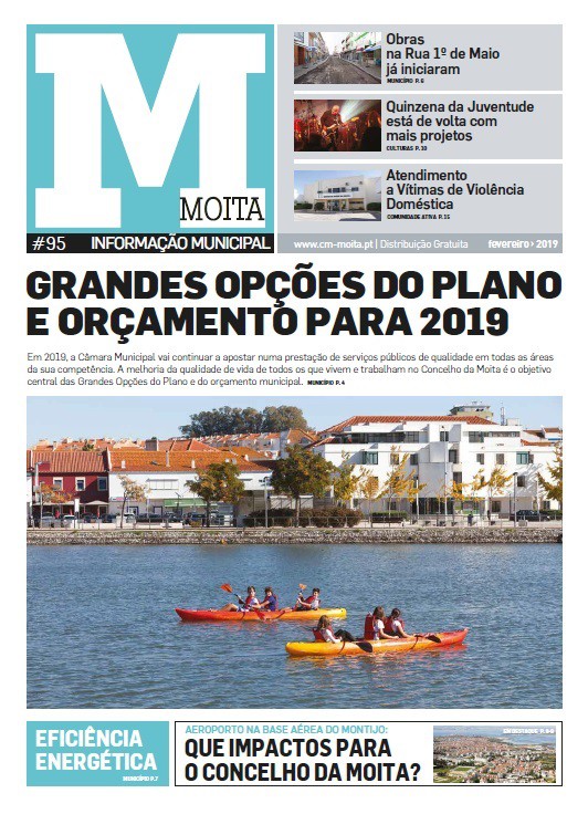 Boletim Municipal da Moita já se encontra disponível Grandes Opções do Plano e Orçamento para 2019 é um dos temas de destaque