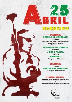 Papel do Barreiro na luta pela Liberdade e Democracia Apresentado programa de comemorações do 42º aniversário do 25 de Abril