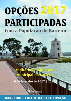No Auditório da Biblioteca Municipal do Barreiro Opções Participadas 2017 com a População
