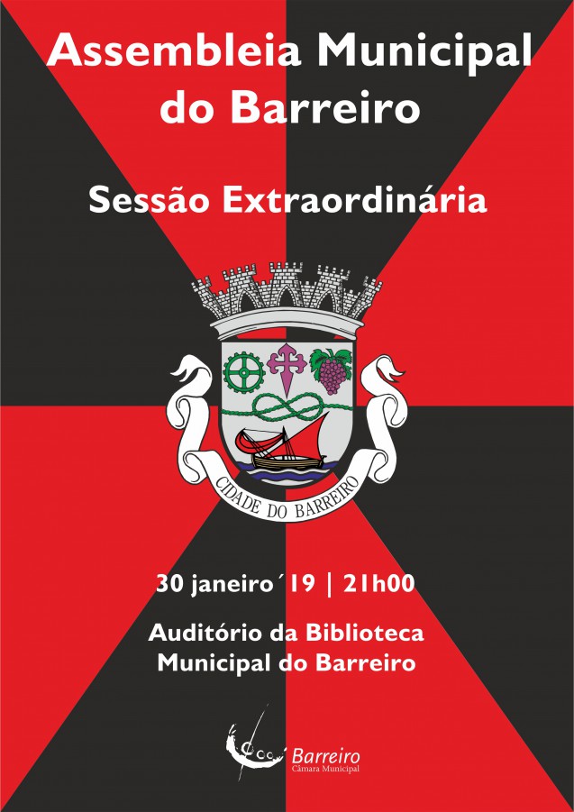 Sessão Extraordinária da Assembleia Municipal do Barreiro Pronúncia sobre competências a aceitar em 2019 no âmbito das transferências