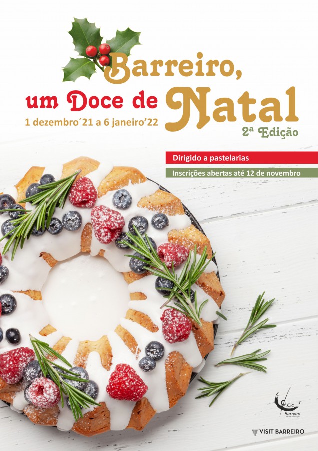 Inscrições abertas 2ª edição de Barreiro, um Doce de Natal