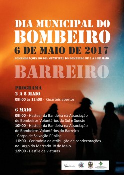 Município do Barreiro presta homenagem aos «Soldados da Paz» COMEMORAÇÕES DO DIA MUNICIPAL DO BOMBEIRO