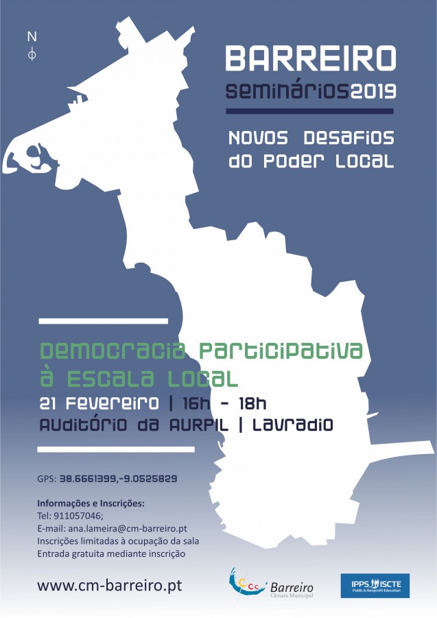 Município do Barreiro e IPPS – ISCTE Promovem debate sobre Democracia Participativa à Escala Local
