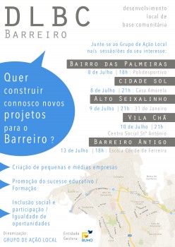Estratégia de Desenvolvimento Local (EDL) para o Barreiro «Quer construir connosco novos projetos para o Barreiro?»