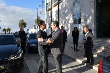 Montijo - Ministro do Planeamento e das Infraestruturas, Pedro Marques Anunciou o lançamento da obra de beneficiação da Estrada Nacional 4 (EN4)