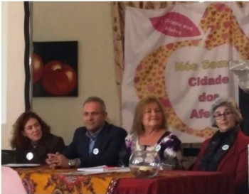 Adesão do Município de Sines ao Projeto Cidade dos Afetos Sofia Martins vice presidente da CM Barreiro no Encontro de USP Geminadas