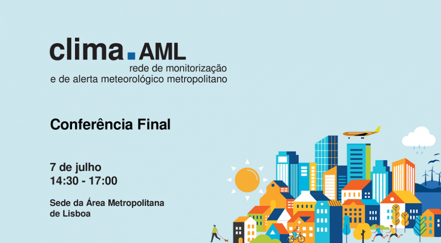 No auditório do edifício-sede da AML Conferência final do projeto Clima.AML . dia 7 de julho