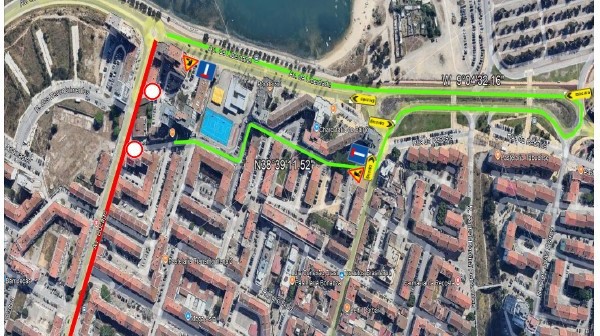 BARREIRO - Corte parcial de trânsito num período previsível de 19 dias Entre a Av. do Bocage e Avenida da Liberdade a partir de 22 de junho