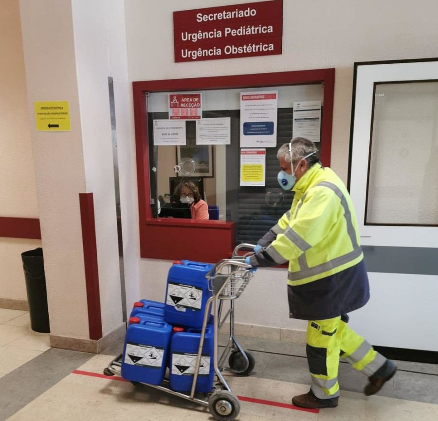 Centro Hospitalar Barreiro Montijo Recebeu do Município mais de 100 litros de álcool