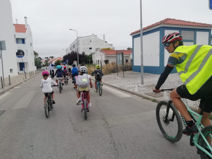 Palmela - «Comboio de bicicletas» já em funcionamento na Quinta do Anjo Arranca com mais um percurso «CicloExpresso» no Pinhal Novo