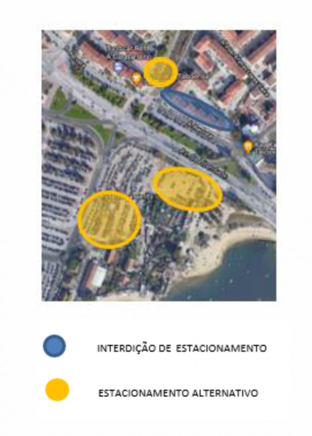 Espaço público na Avenida da Liberdade - Barreiro Interdição de estacionamento na Rua da Recosta