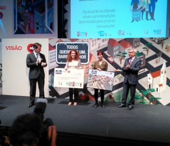 Mega projeto de voluntariado urbano no Barreiro «DIA B 2015 – Movimente Esta Ideia!» vencedor do Prémio «Todos Queremos Um Bairro Melhor»