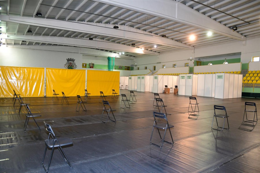 Centro de Vacinação contra a Covid-19 no Montijo Câmara Municipal investiu nas instalações