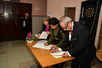 Barreiro - Valorizar Espaço Memória, SFAL e Junta de Freguesia Assinatura de Contrato de depósito de partituras da SFAL e documentos antigos da extinta Junta de Freguesia do Lavradio