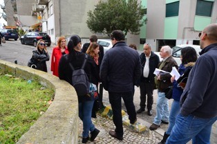 Barreiro - Visita a vários locais de Santo André Analisar alguns problemas da Freguesia e discutir eventuais soluções