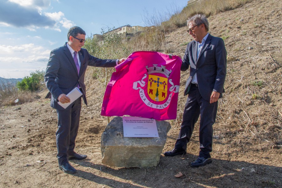 Encostas do Castelo de Palmela Intervenção já está no terreno