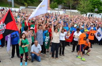 Barreiro - Festa de encerramento das classes de Ginástica Sénior Programa “Mexe com a Idade “e UTIB