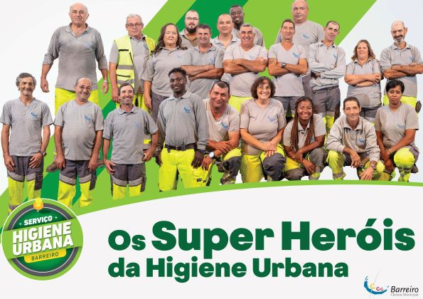Barreiro - Trabalhadores «dão a cara« para sensibilizar população «Tornar o Concelho ainda mais bonito terá de ser uma missão global» Campanha de Higiene Urbana