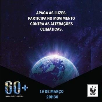 Município da Moita adere à «Hora do Planeta» Dia 19 de março, entre as 20:30h e as 21:30h