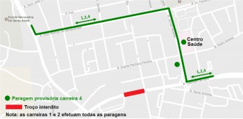 Barreiro - Trânsito Interdito na Rua Capitães de Abril Reparar o abatimento do pavimento