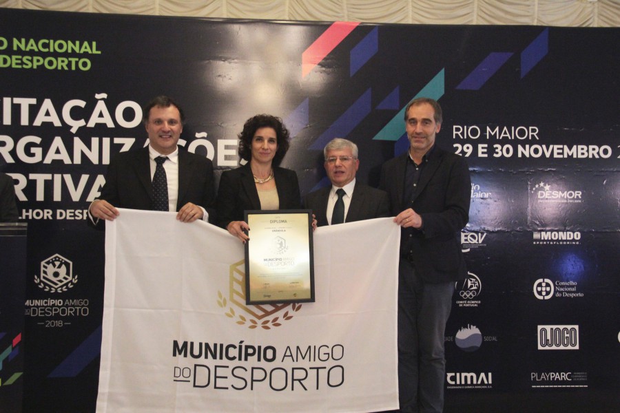 Galardão «Município Amigo do Desporto» Grândola volta a receber distinção