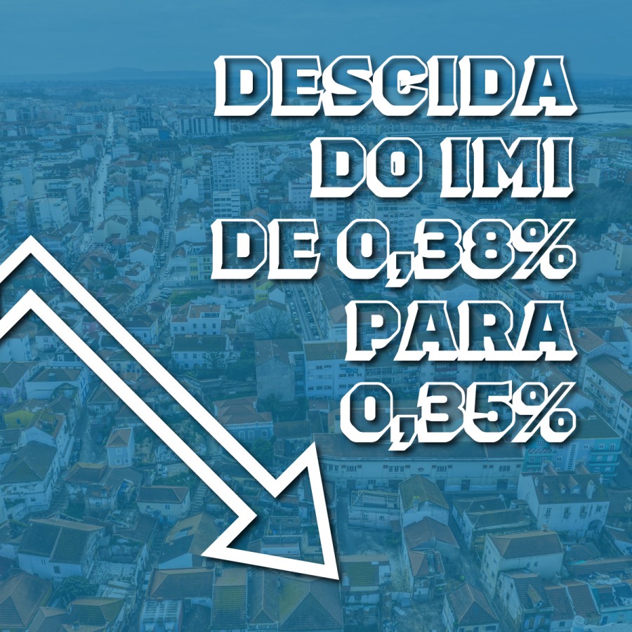 Barreiro - Crescimento de investimento no concelho Permite à autarquia concretizar uma descida do IMI . De 0,38% passa para 0,35%