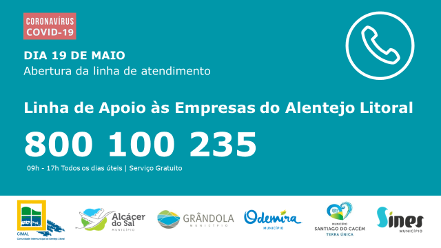 Alcácer do Sal, Grândola, Odemira, Santiago do Cacém e Sines Plano de apoio às micro, pequenas e médias empresas