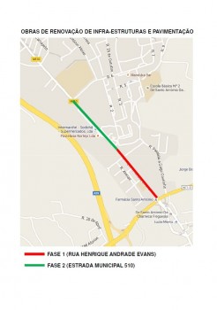Barreiro - Freguesia de Santo António da Charneca Remodelação das infraestruturas e pavimento da EM510 e Rua Henrique Andrade Evans