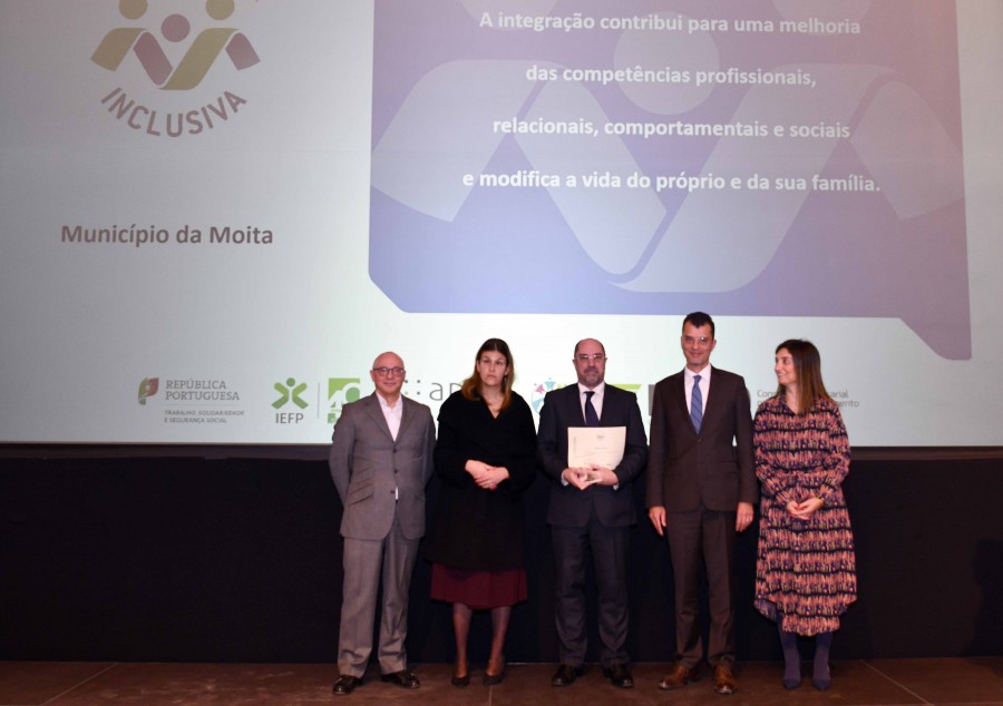 Marca Entidade Empregadora Inclusiva 2019 Município da Moita recebe distinção atribuída pelo IEFP