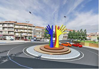 Monumento aos Resistentes Antifascistas no Seixal Vai ficar na rotunda com o mesmo nome no Fogueteiro.