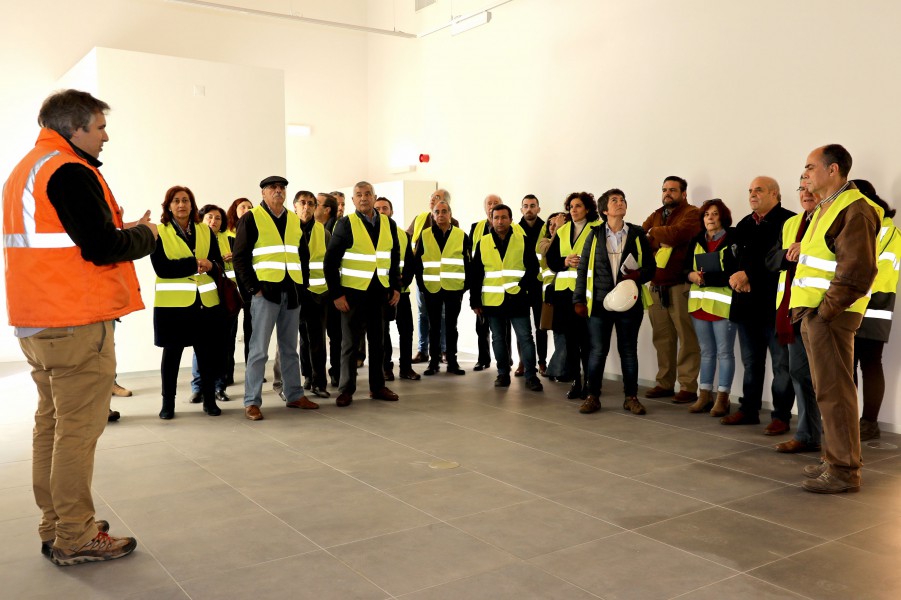 Obras em curso no concelho de Grândola Objetivo de visitas é aproximar eleitos da Câmara e da Assembleia da gestão municipal